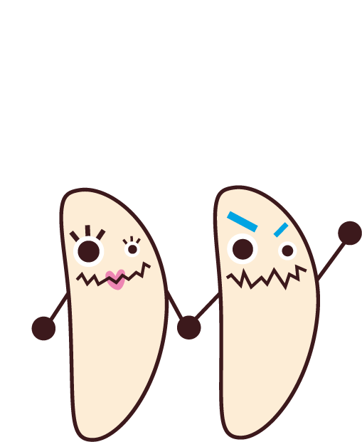 ばかうけキャラクター バリン ボリン